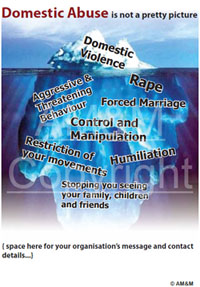 Domestic Abuse Poster - Advantage Management & Marketing